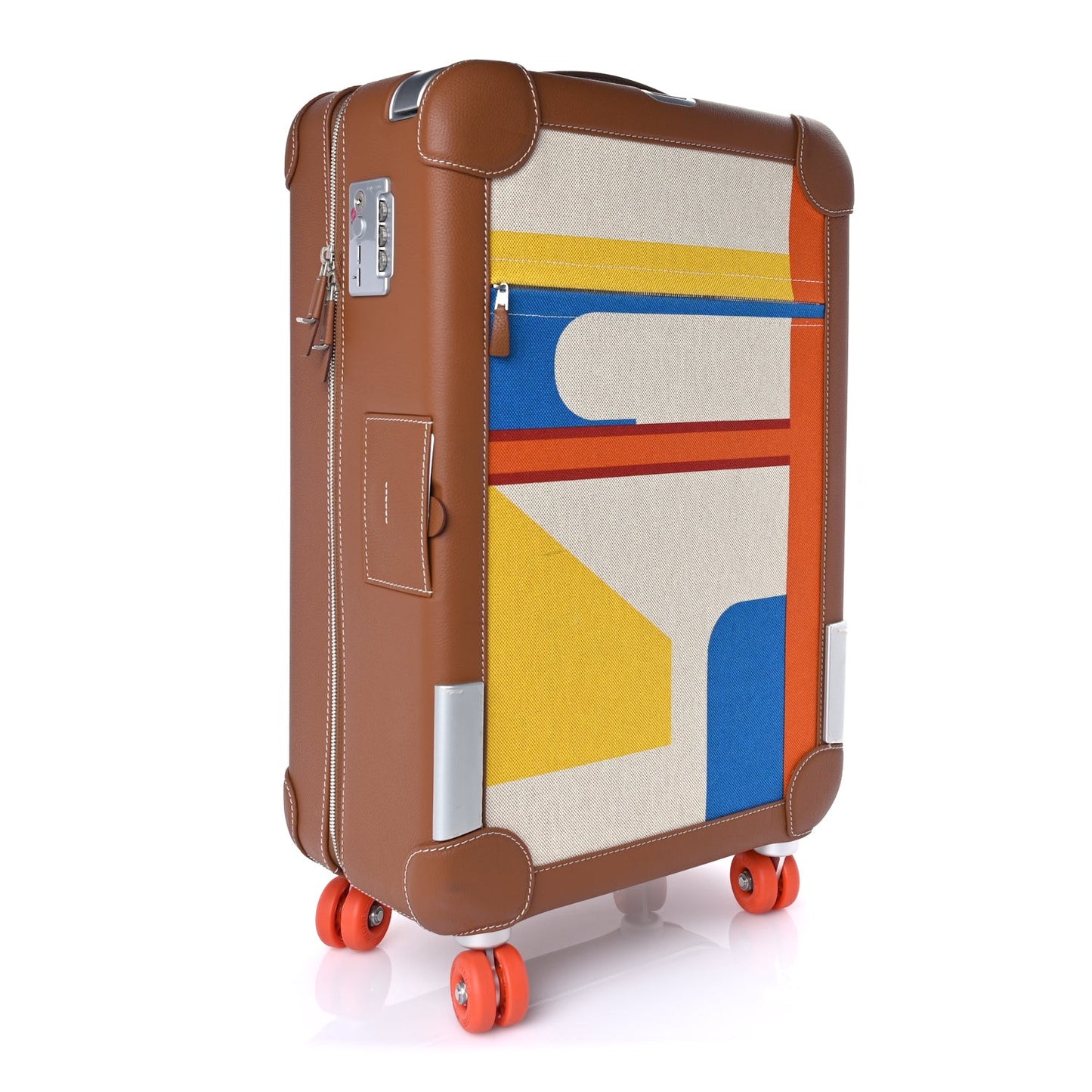 Canvas Taurillon Regate RMS Rolling Trolley Luggage  Multicolor