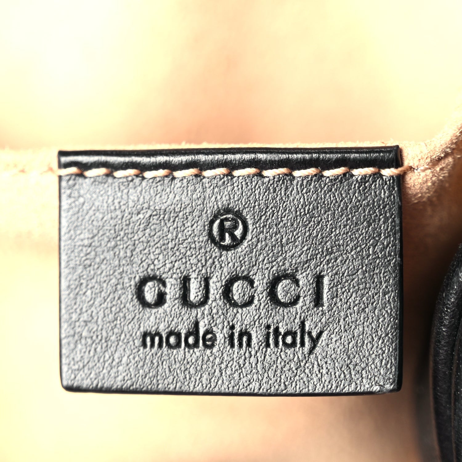 Gucci Calfskin Matelasse Mini GG Marmont Chain Shoulder Bag Black Black 5 of 9
