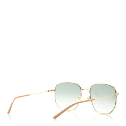 Gucci Oversized Sunglasses GG0396S Gold 4 of 7
