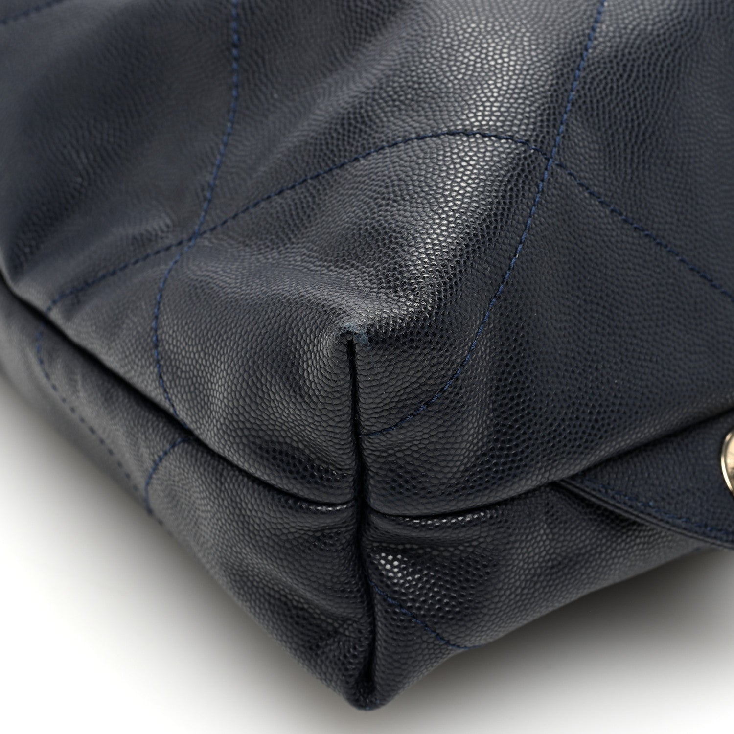 Chanel Shiny Caviar Quilted Chanel 22 Backpack Dark Blue 10 of 10