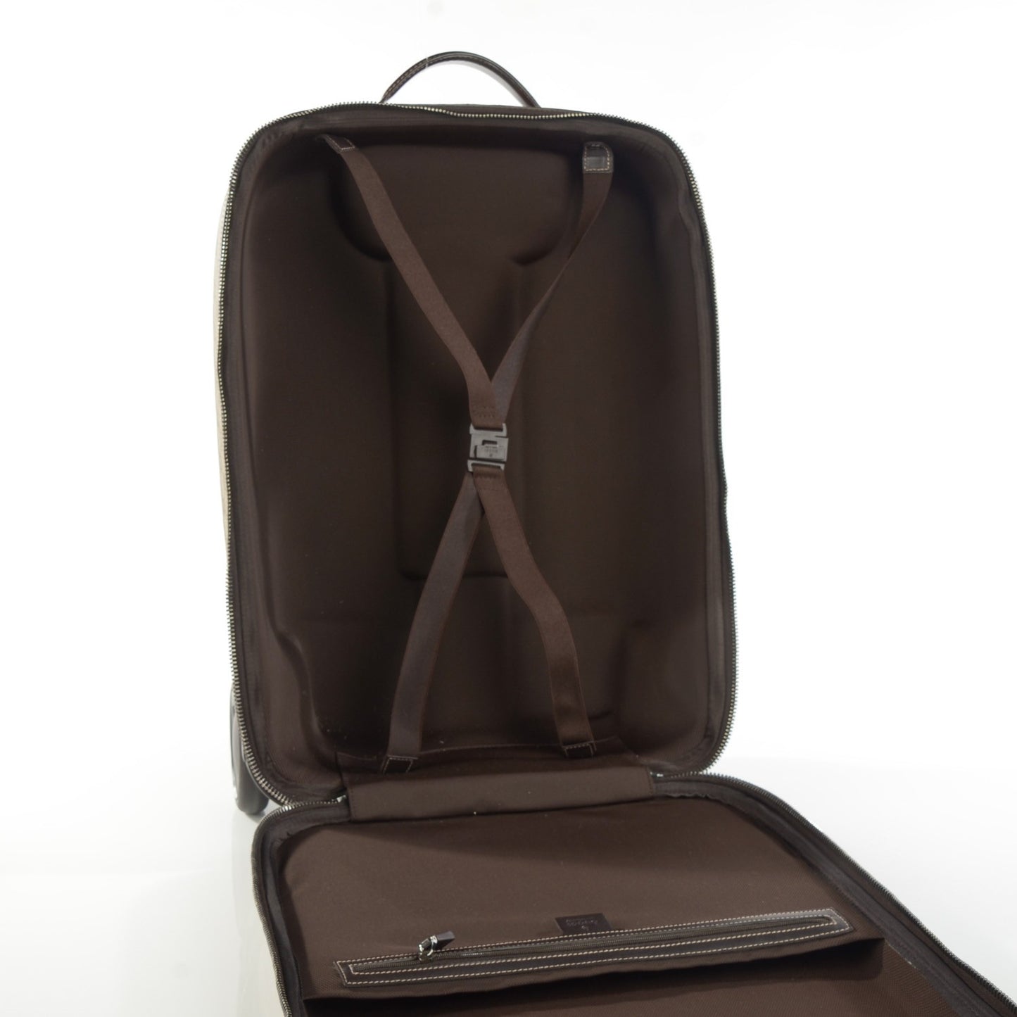 Monogram GG Plus Small Interlocking G Trolley Brown