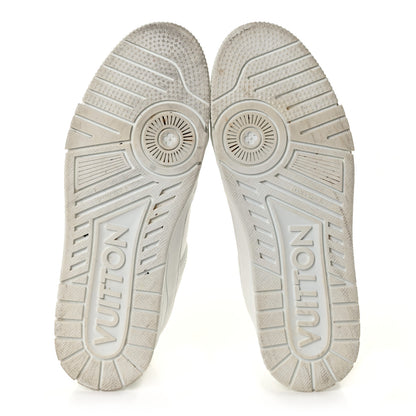 Louis Vuitton Calfskin Mens LV Trainer Sneakers 8.5 White 5 of 9