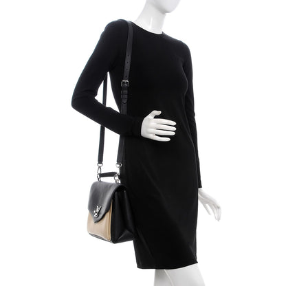 Louis Vuitton Soft Calfskin My Lockme Top Handle Vanille Black 3 of 13