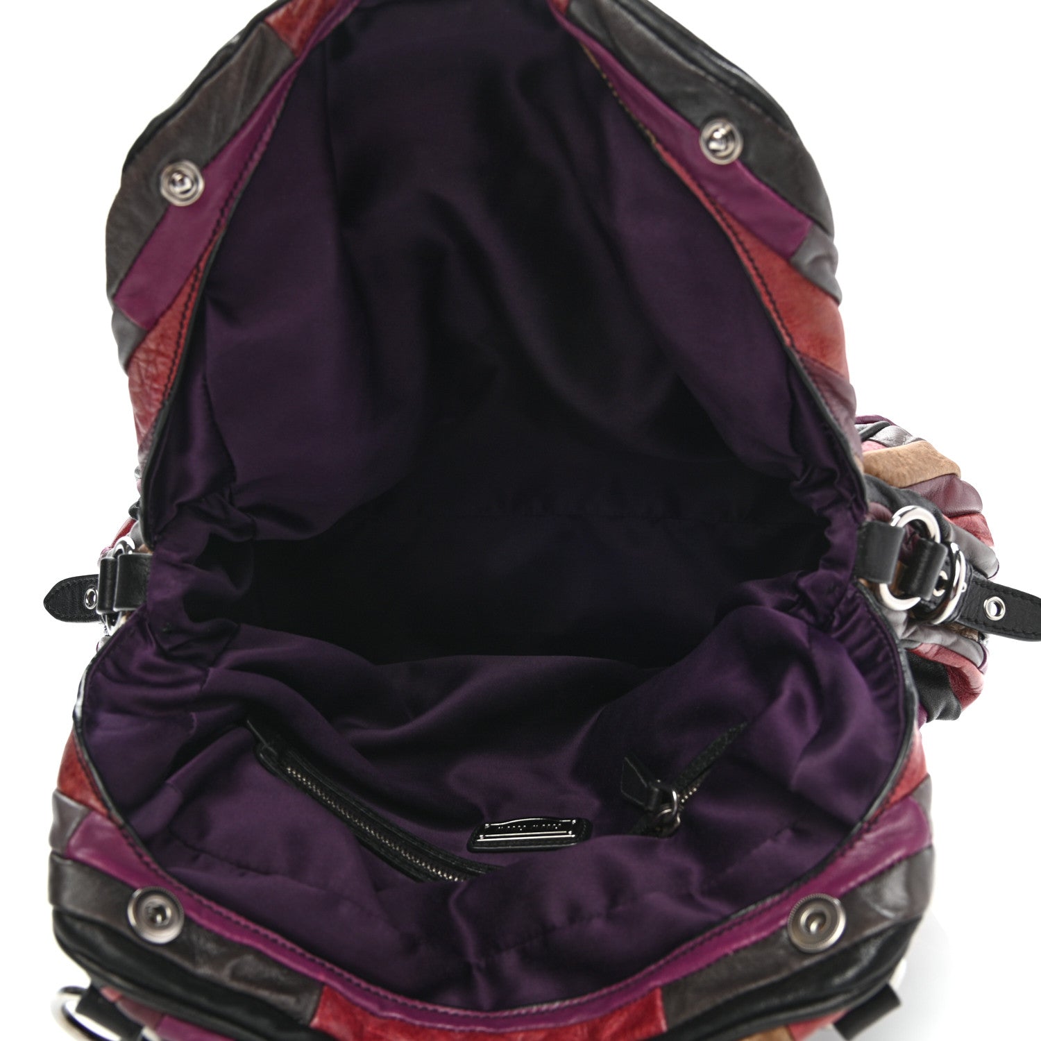 Miu Miu Nappa Large Patchwork Tote Amarena 5 of 17