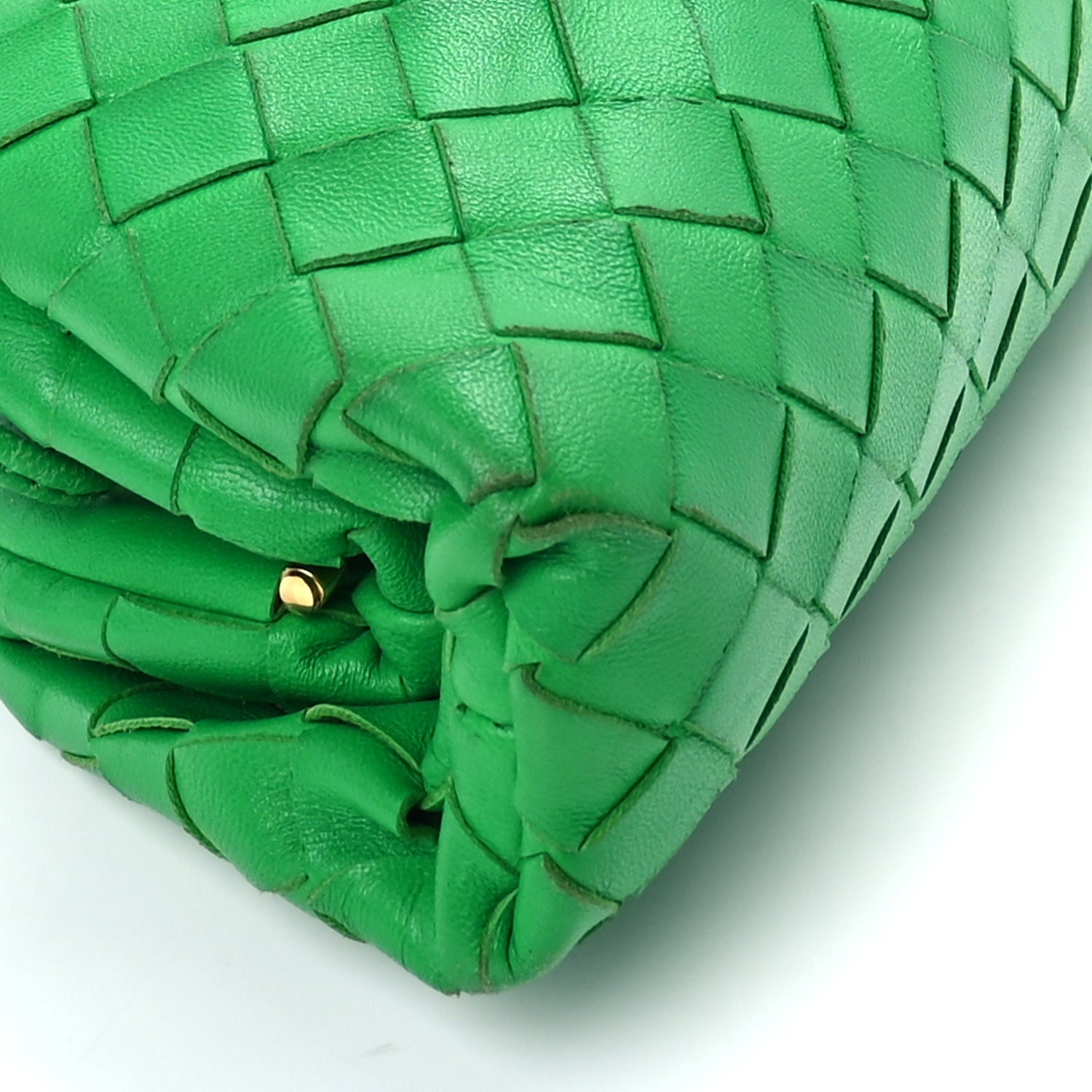 Bottega Veneta Nappa Intrecciato The Mini Pouch Clutch  Parakeet 8 of 8