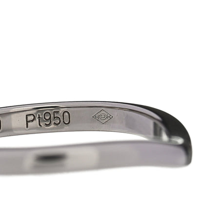 Cartier Platinum 3 Diamond Ballerine Wedding Band Ring 48 4.5 6 of 6