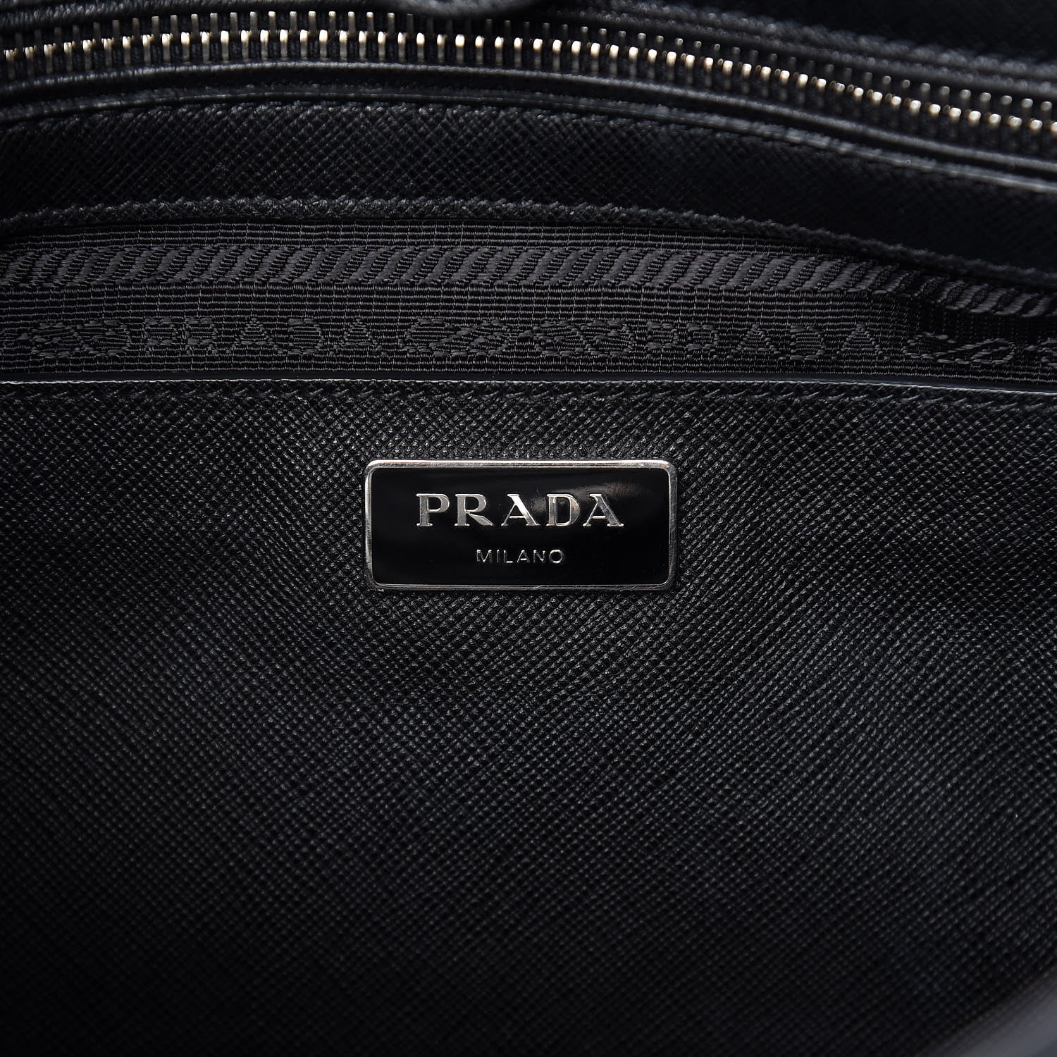 Prada Saffiano Soft Tote Black 6 of 16