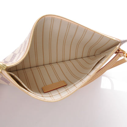 Louis Vuitton Damier Azur Neverfull MM GM Pochette 5 of 6