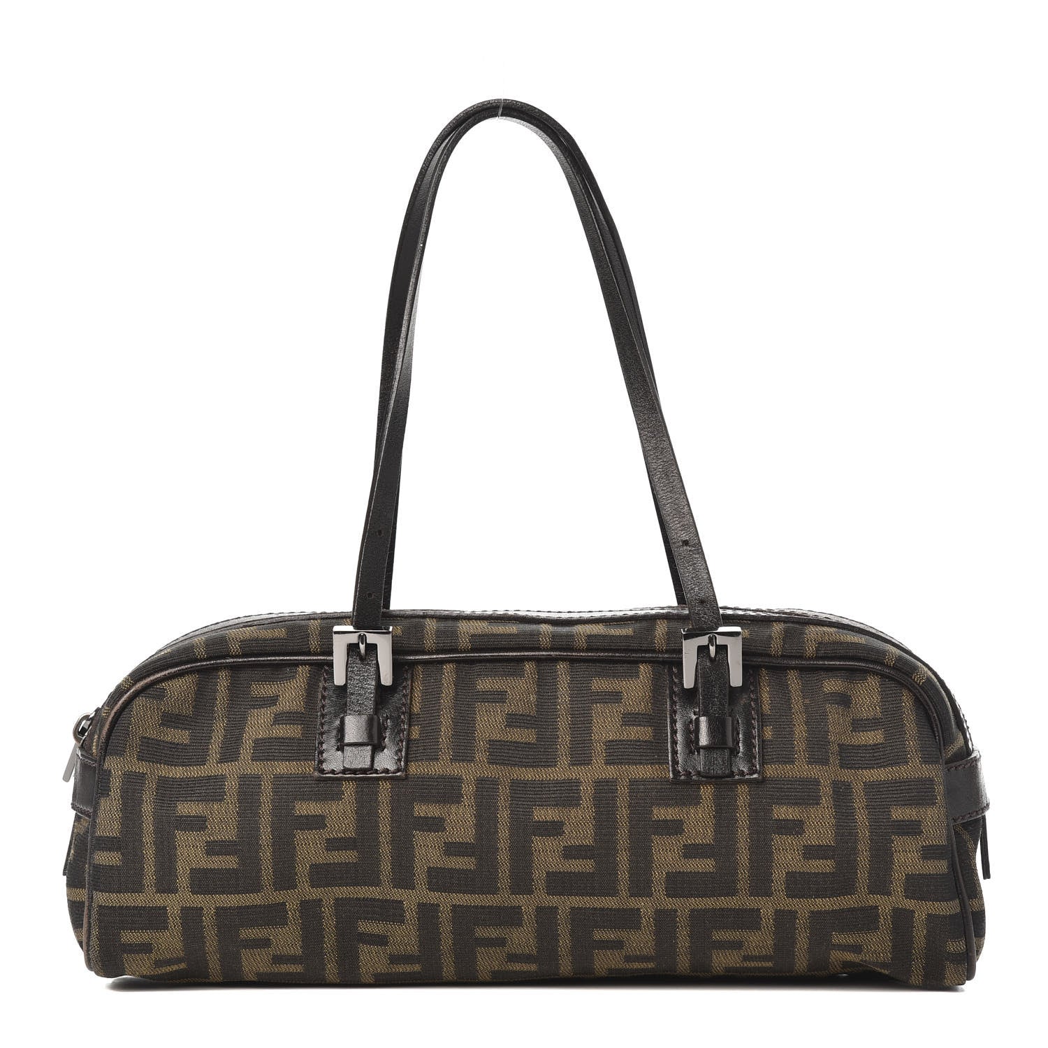 Fendi Zucca Small Buckle Tote Tobacco 1 of 12