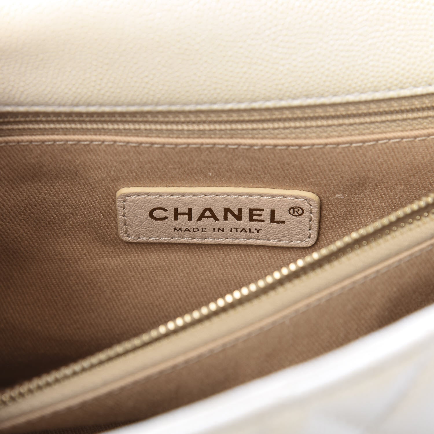 Chanel Iridescent Caviar Quilted Small Coco Handle Flap White 6 of 11