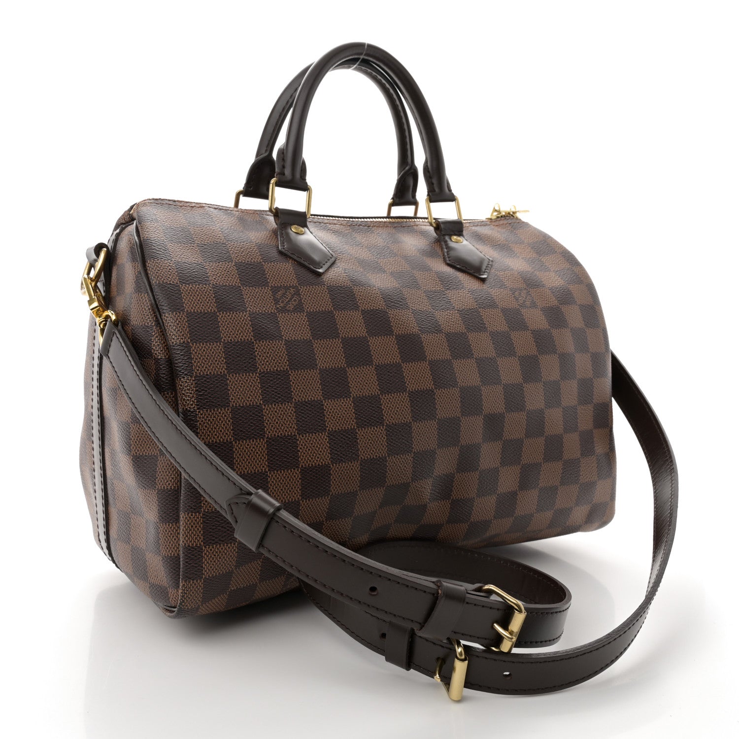 Louis Vuitton Damier Ebene Speedy Bandouliere 30 3 of 12