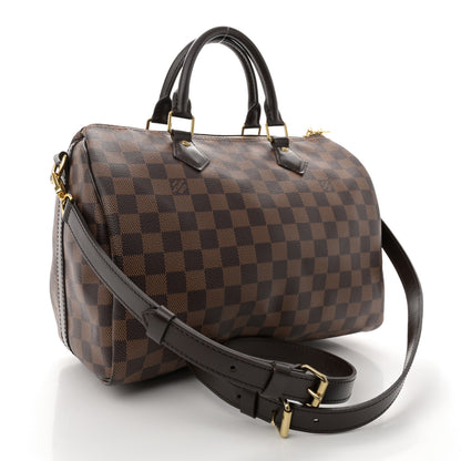 Louis Vuitton Damier Ebene Speedy Bandouliere 30 3 of 12