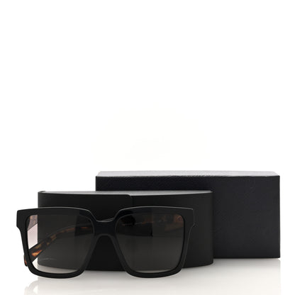 Prada Acetate Square Sunglasses SPR 24Z Black Tortoise 7 of 7