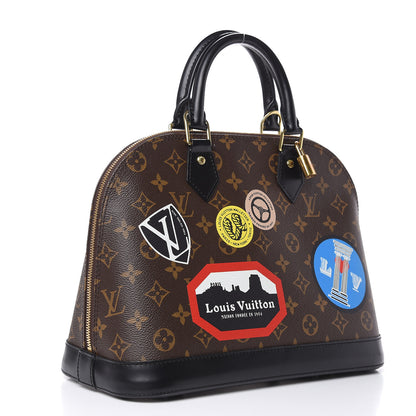 Louis Vuitton Monogram World Tour Alma PM 3 of 10