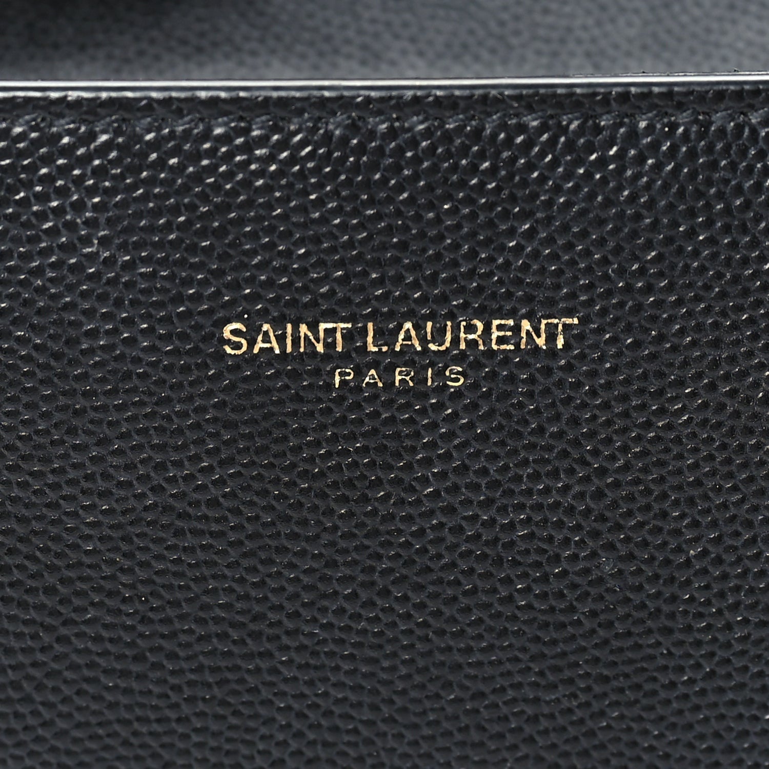 Saint Laurent Grain de Poudre Mini Classic Monogram Cassandra Top Handle  Black 5 of 8