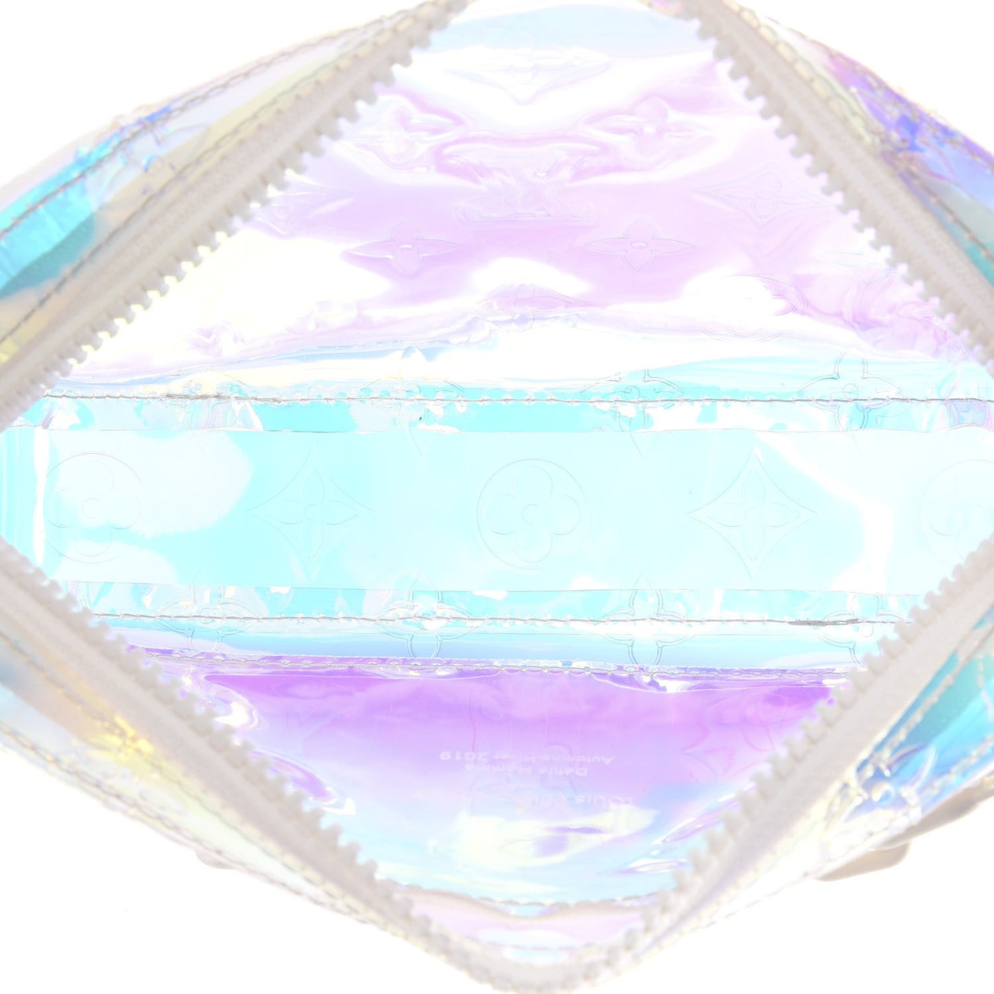 PVC Monogram Pochette Volga Iridescent Prism