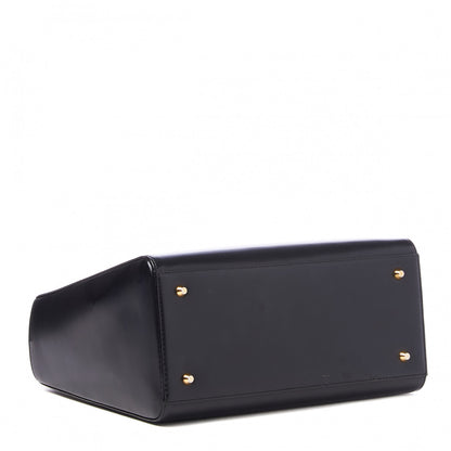Christian Dior Glazed Calfskin Medium Lady Dior Black 3 of 7