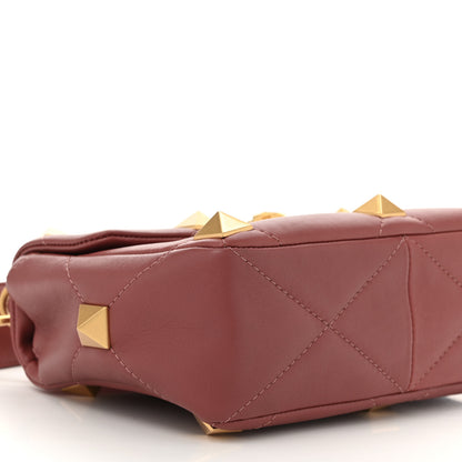 Valentino Garavani Nappa Medium Roman Stud Shoulder Bag Gingerbread 8 of 9