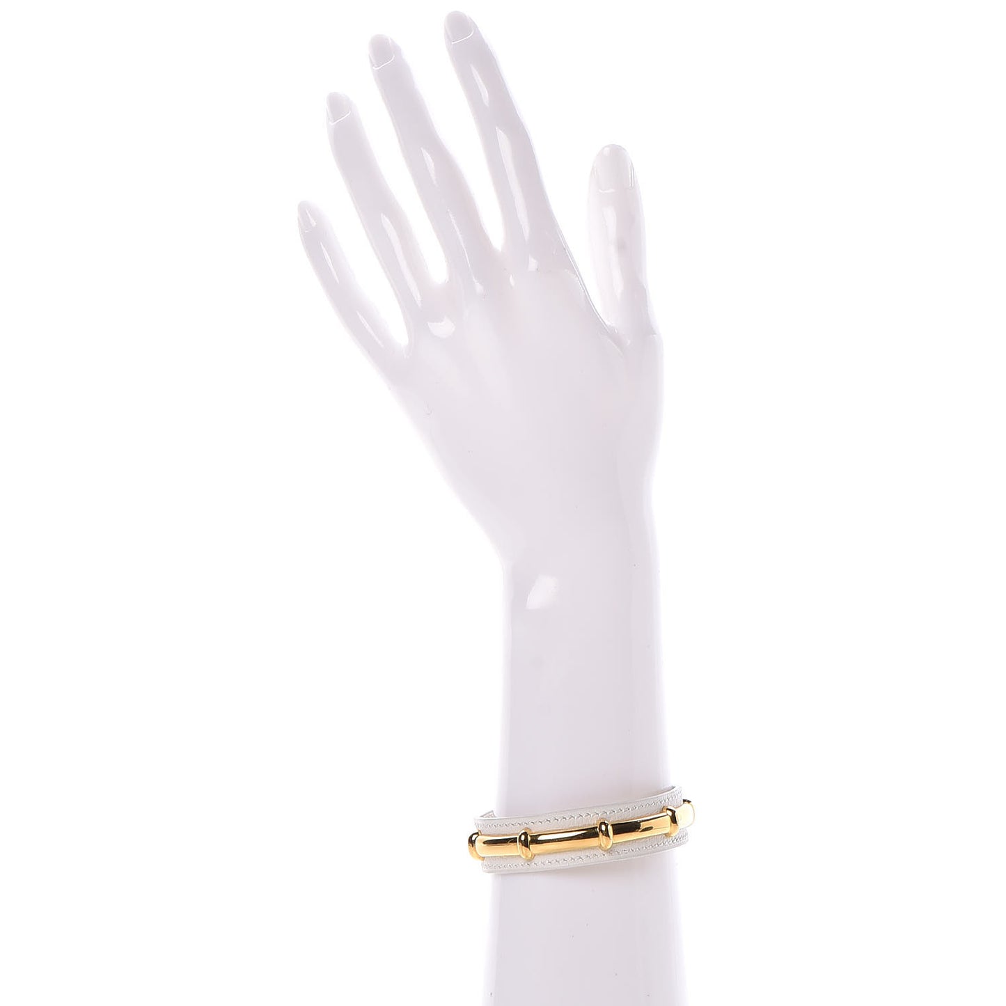 Courchevel Bamboo Bracelet M White