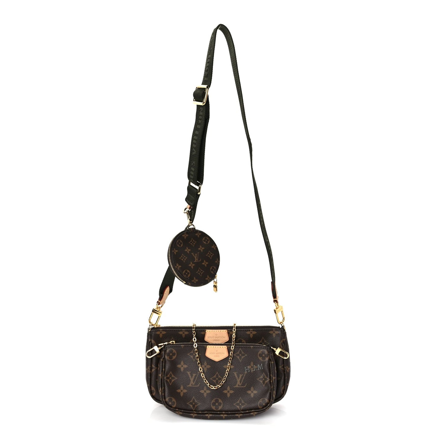 Monogram My LV World Tour Multi Pochette Accessories Kaki