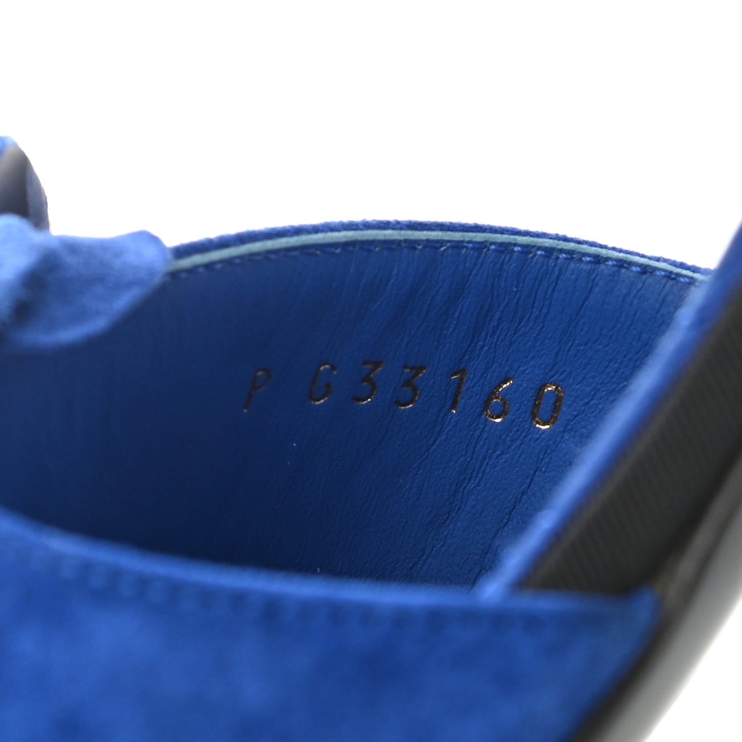 Suede Camellia Sandal Mule 36 Blue