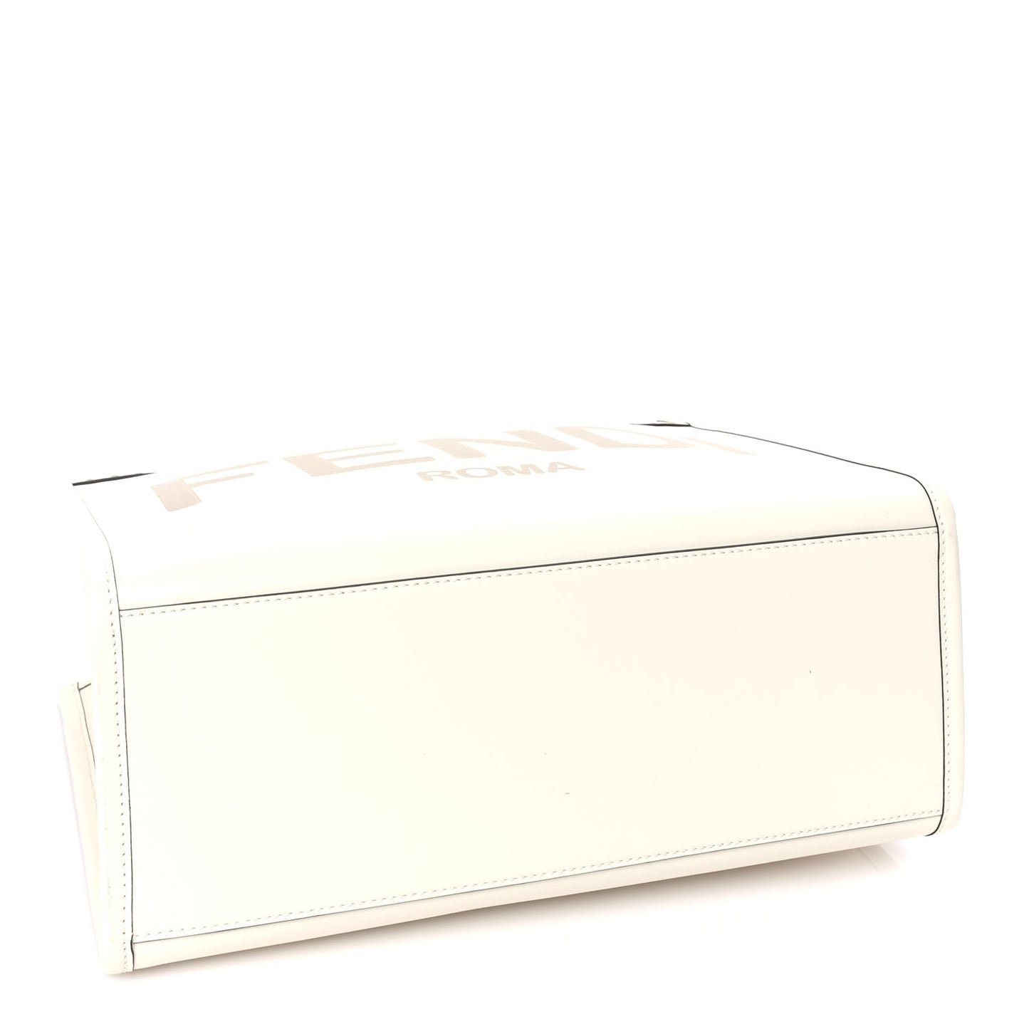 Vitello King Plexiglass Medium  Sunshine Shopper Tote White Ice