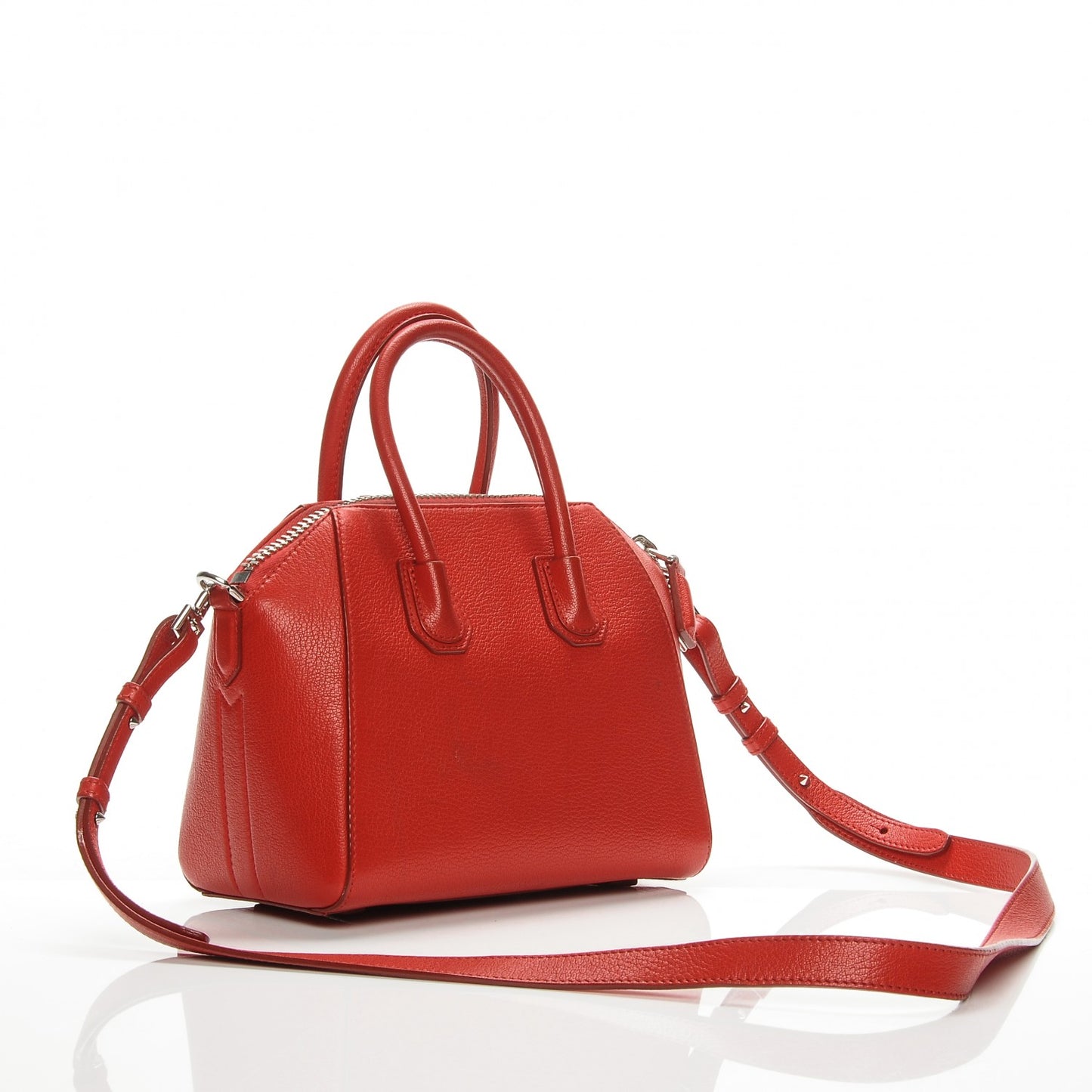 Sugar Goatskin Mini Antigona Red