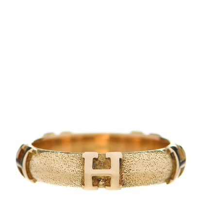 Hermes 18K Yellow Gold H Ring 50 5.25 1 of 6