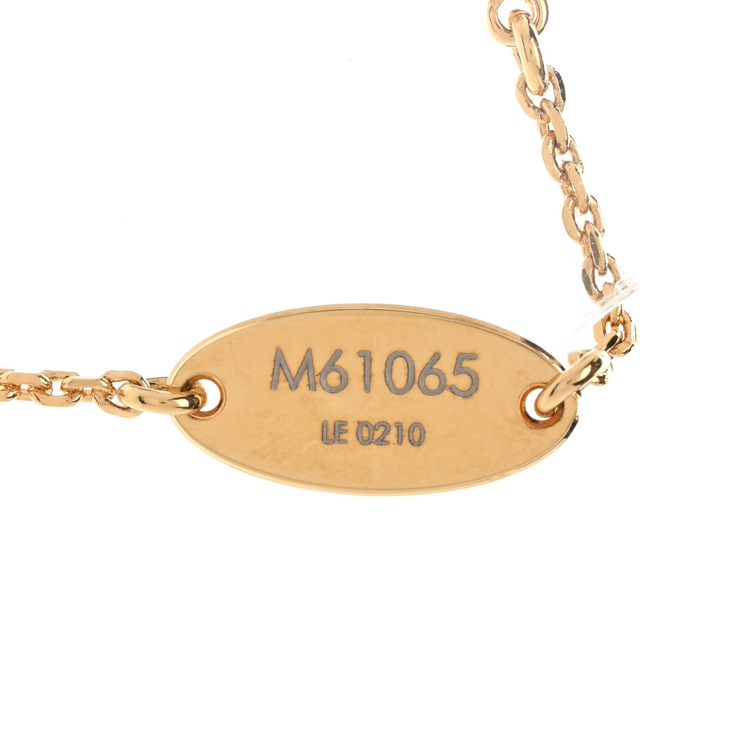 Louis Vuitton LV And Me Letter J Necklace Gold 7 of 8