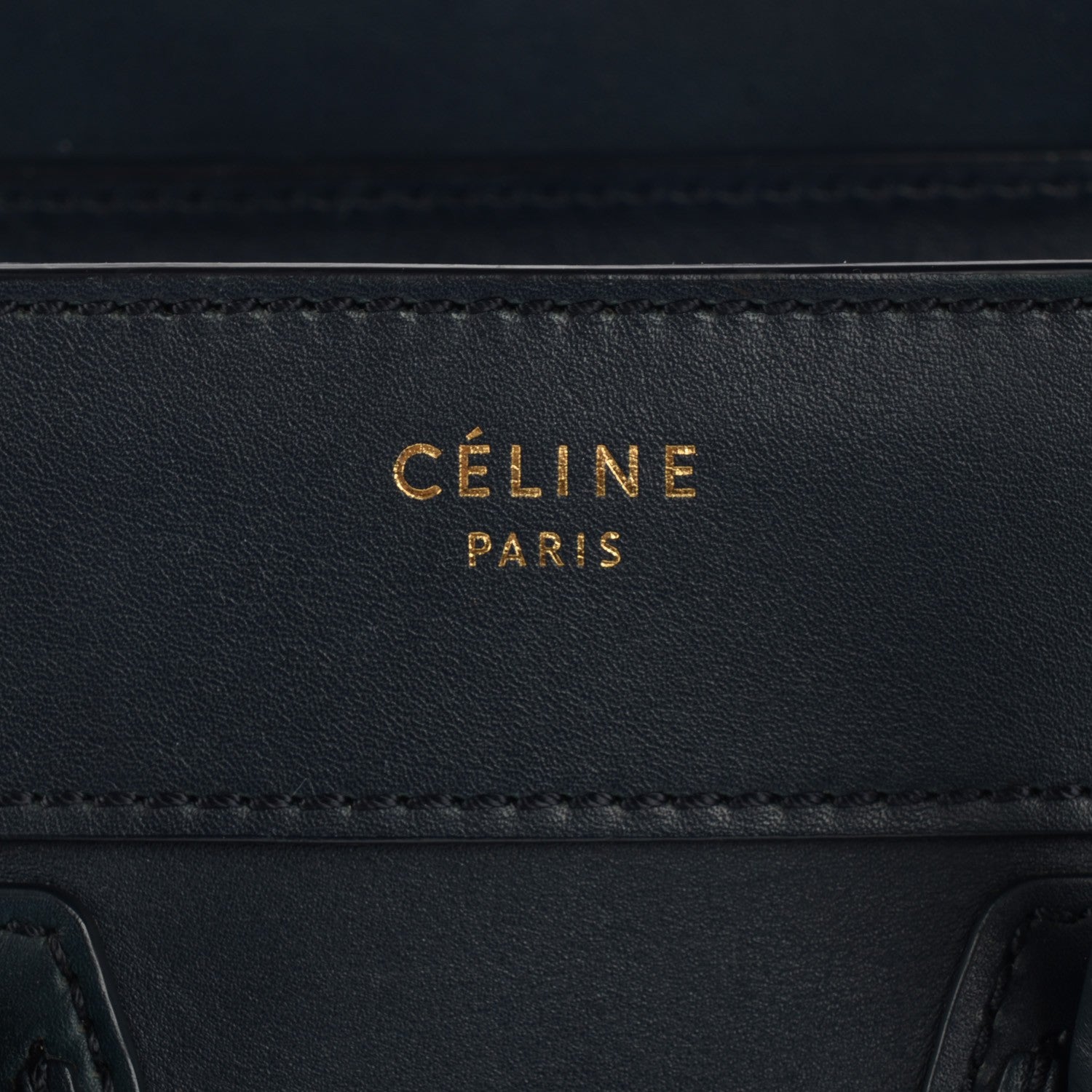 Celine Smooth Calfskin Micro Luggage Navy Blue 8 of 11