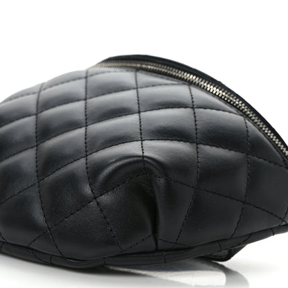 Chanel Calfskin Quilted Waist Belt Bag Black 9 of 9