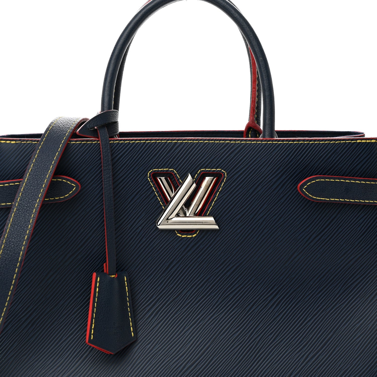 Louis Vuitton Epi Twist Tote Indigo 6 of 12