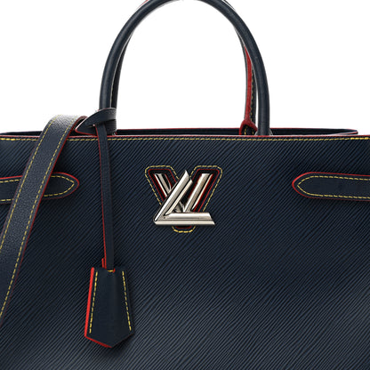 Louis Vuitton Epi Twist Tote Indigo 6 of 12