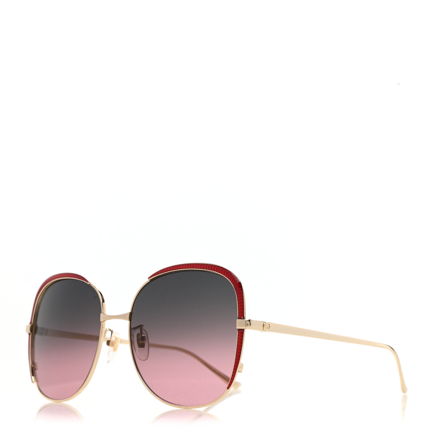 Acetate Oversize Square Frame GG0400S Sunglasses Gold