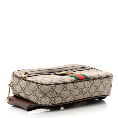 Gucci Soft GG Supreme Monogram Medium Ophidia Belt Bag Dark Brown 4 of 11