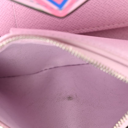 Louis Vuitton Epi Tropical Victorine Wallet Blue Rose 8 of 12