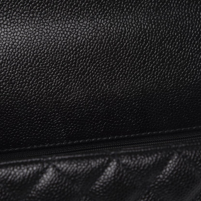 Chanel Caviar Quilted Small Coco Handle Flap So Black 8 of 11
