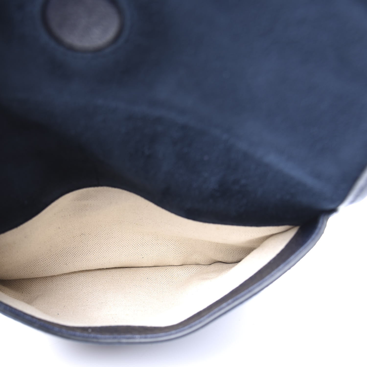 Gucci Suede Web Small Neo Vintage Double Flap Messenger Bag Blue 6 of 11