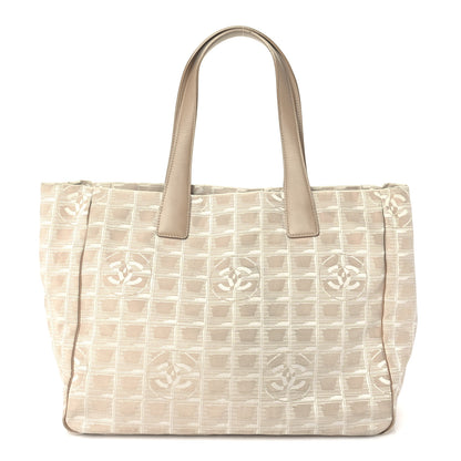 Chanel Nylon Medium Travel Tote Beige 1 of 9