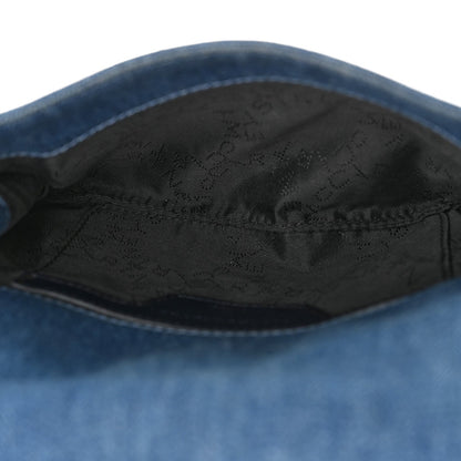 Stella McCartney Eco Denim Embroidered Falabella Crossbody Cerulean 5 of 7