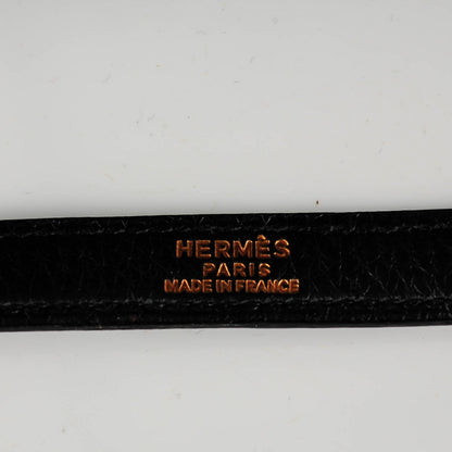 Hermes Taurillon Clemence Kelly Retourne 32 Black 8 of 22