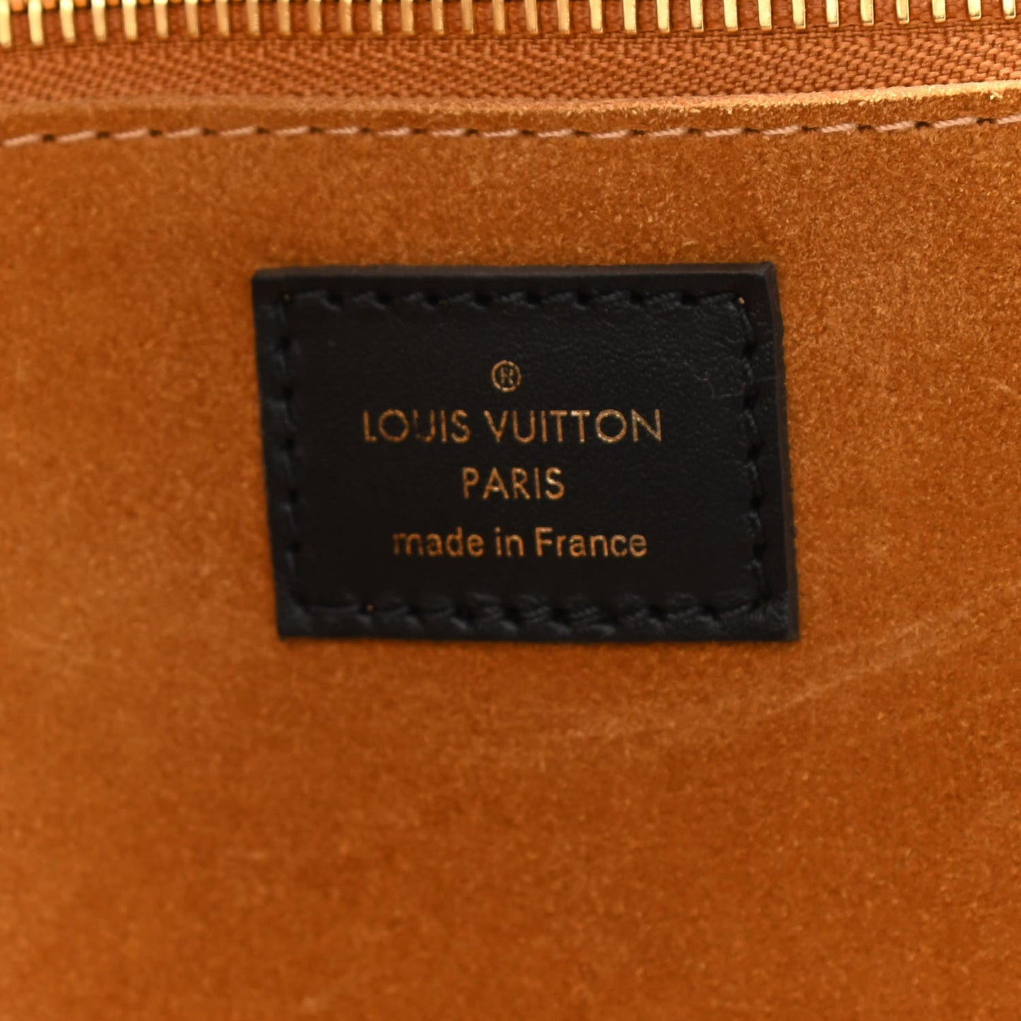 Monogram Cuir Orfevre Tote W PM Noisette