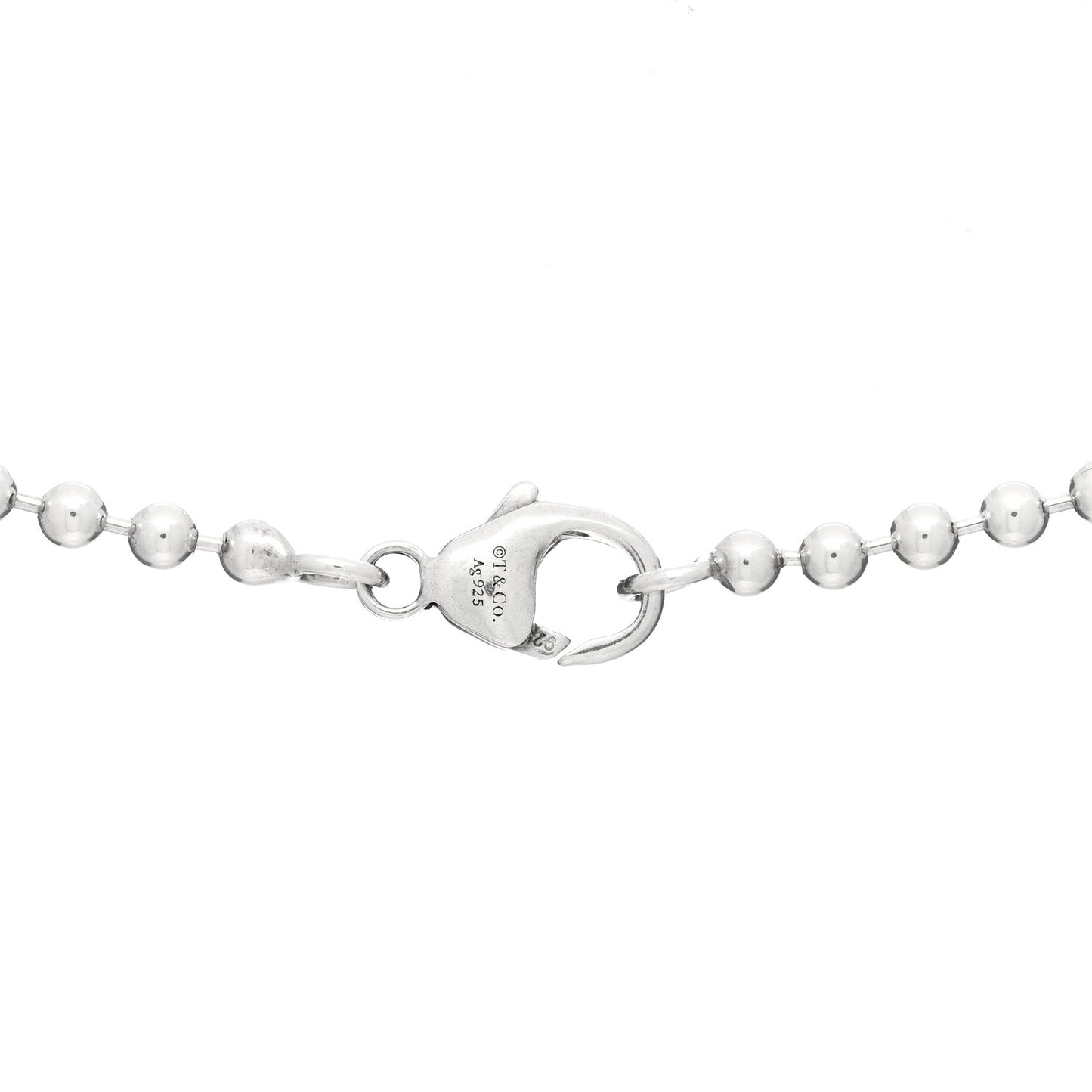 Sterling Silver 2.5mm Bead Chain Necklace 16"