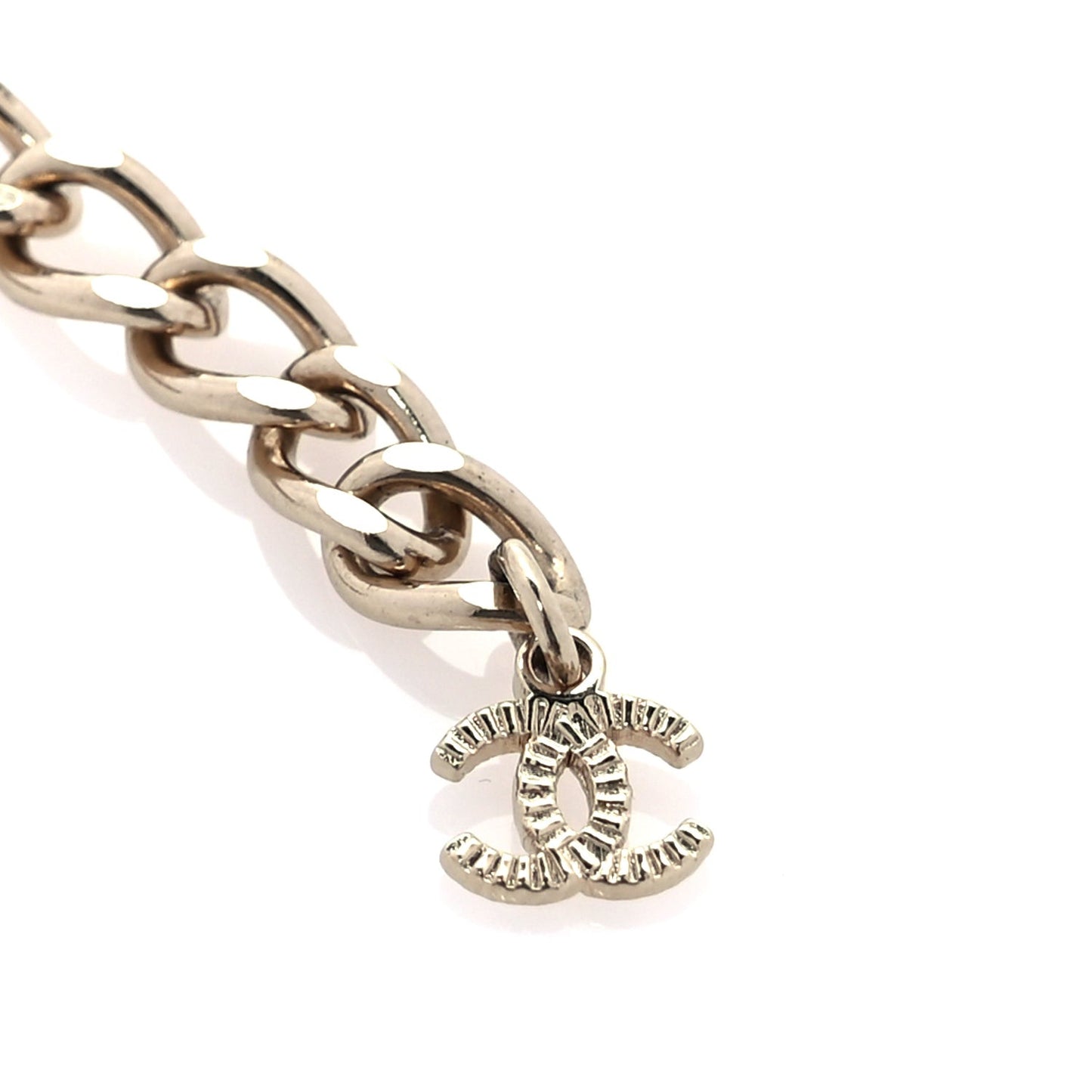 Calfskin Pearl Gripoix Chocker Necklace  Gold Multicolour