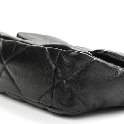 Chanel Lambskin Quilted Medium Chanel 19 Flap Black 10 of 11