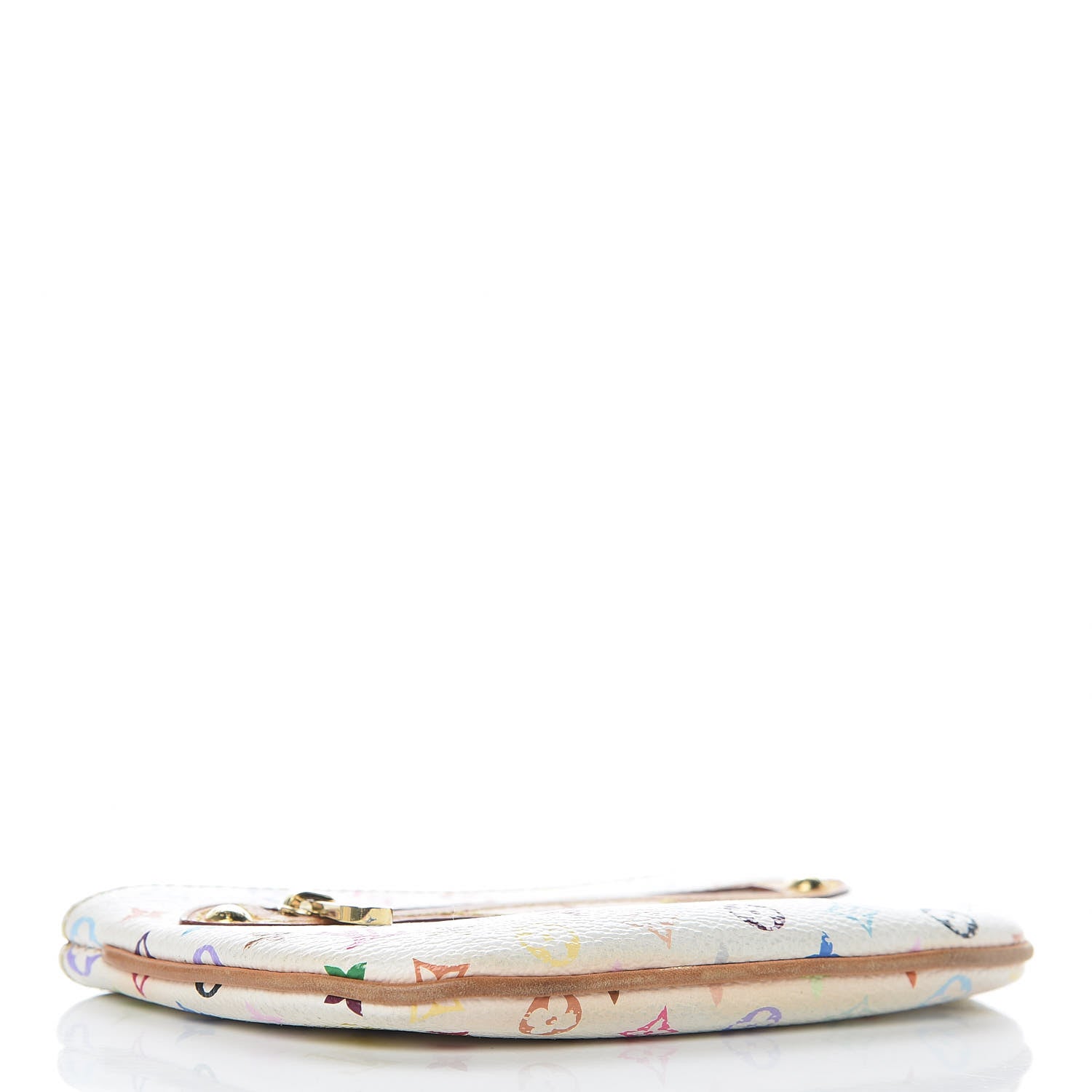 Louis Vuitton Monogram Multicolor Pochette Plate MM White 4 of 12