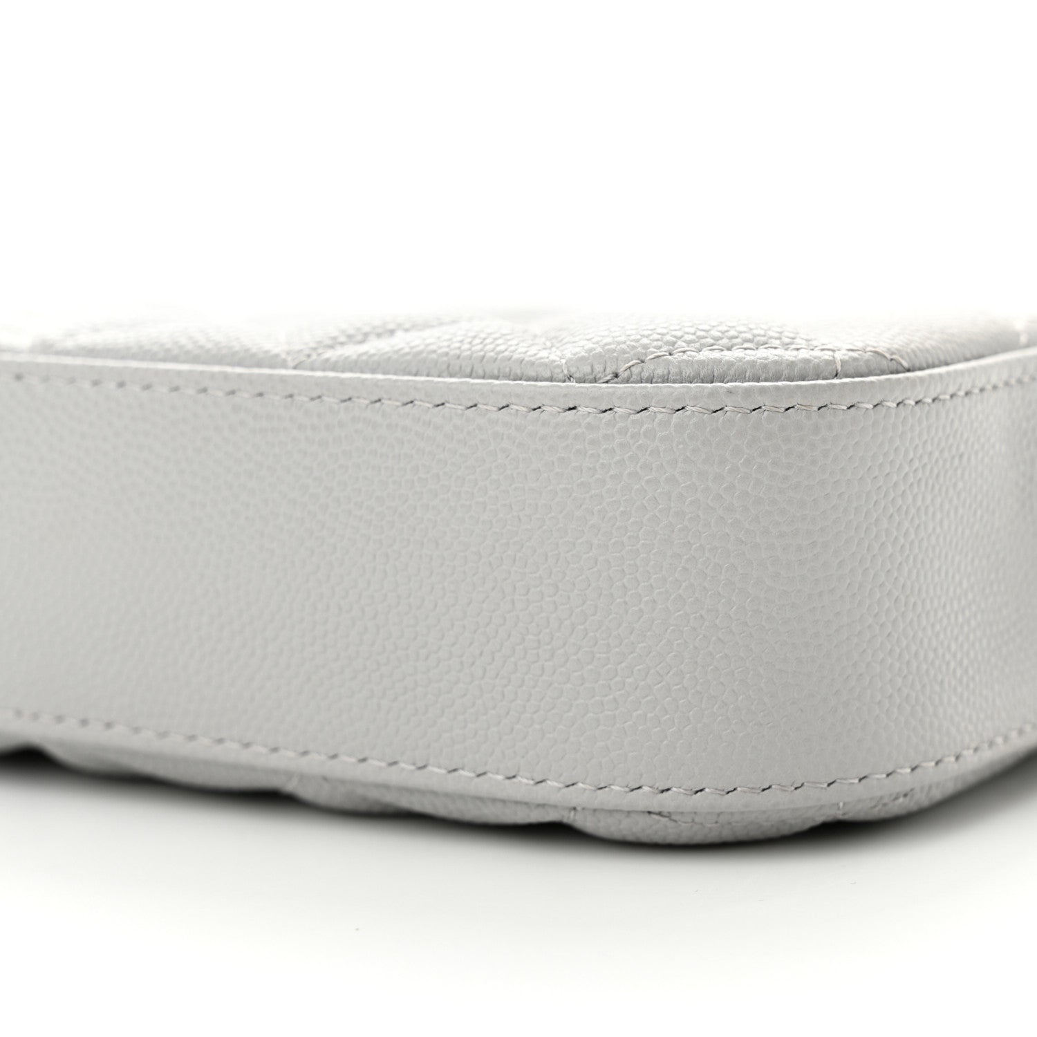 Chanel Caviar Quilted Camera Case Grey 11 of 12