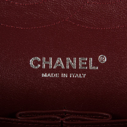 Chanel Caviar Quilted Jumbo Double Flap Dark Red 7 of 8