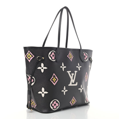 Louis Vuitton Monogram Giant Wild At Heart Neverfull MM Black 2 of 4
