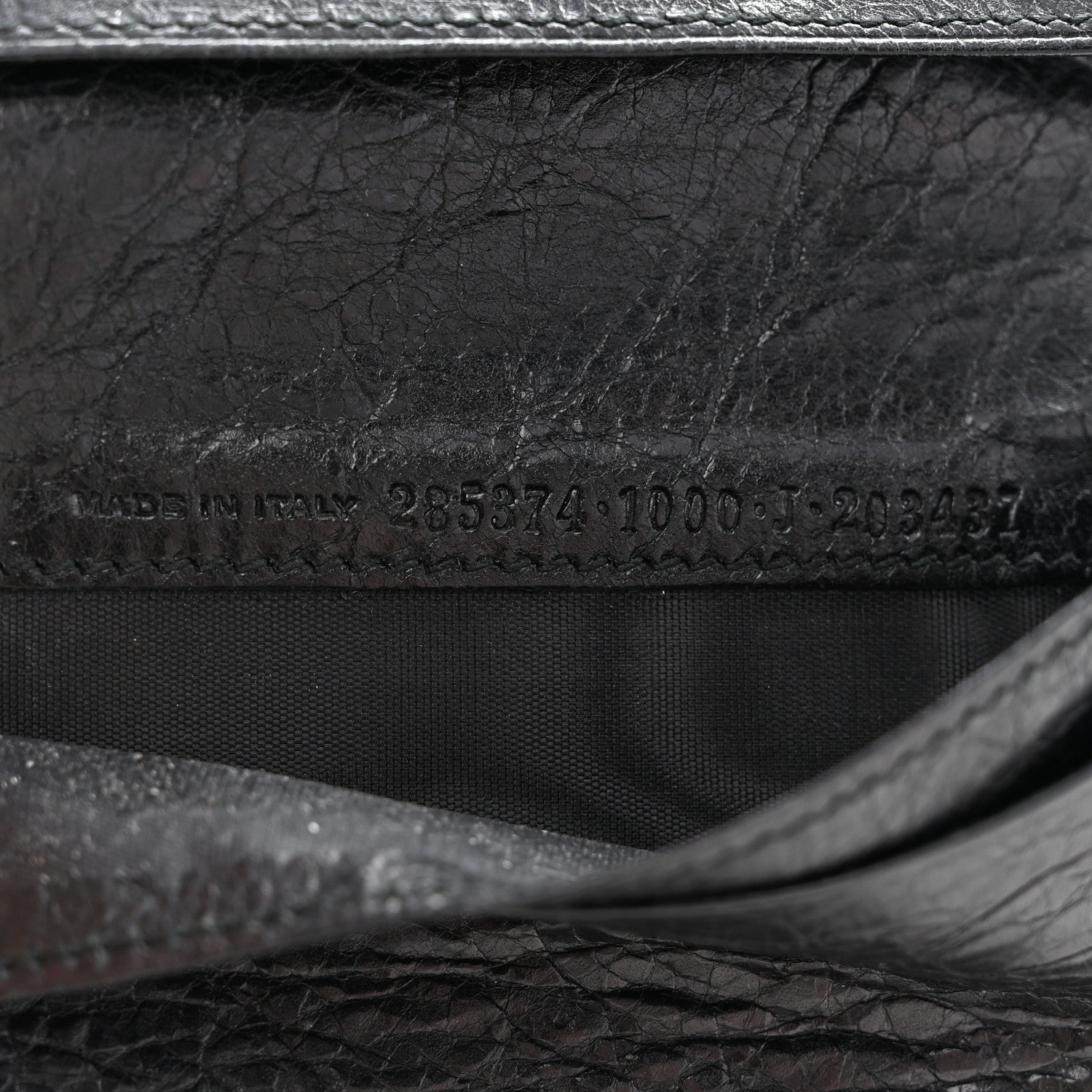 Balenciaga Agneau Giant 12 Gold Card Case Black 7 of 8